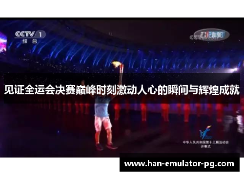 见证全运会决赛巅峰时刻激动人心的瞬间与辉煌成就